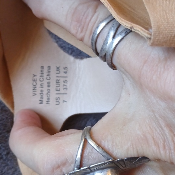 Mi Women's Beige Lace-Up Sandals - Picture 4 of 5